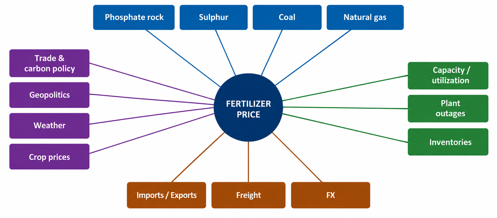 Fertilizer Price Complexity Map: interacting drivers behind a single price